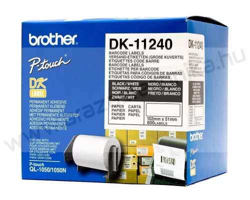 Brother DK-11240 öntapadó címke 102x51mm