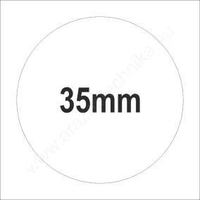 35mm THERMO körcímke (1.000 db/40)
