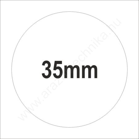 35mm körcímke THERMO (1.000 db/40)