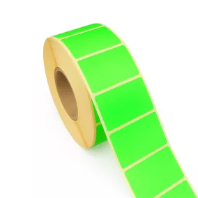 50x25mm fluo ZÖLD TT papír címke (1.000db/40)
