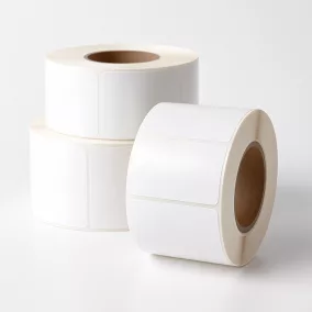 70x35mm PET Matt WHITE (1.000db/40) - fehér címke