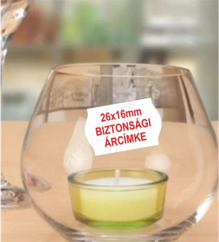 26x16mm BIZTONSÁGI REM - visszaszedhető ORIGINAL árazócímke