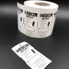 Függő címke 40x80mm "EGYEDI felirat" 1 szín fekete (1.000db/tek)