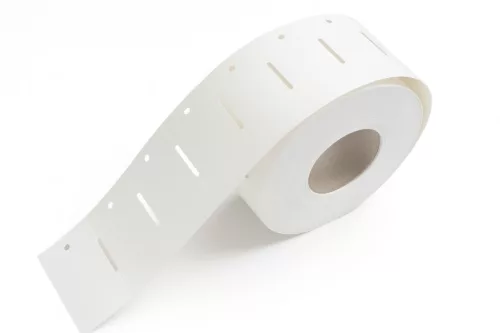 Függő címke 40x80mm "EGYEDI felirat" 1 szín fekete (1.000db/tek)