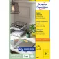 3451 Avery univerzális címke - sárga 70x37mm