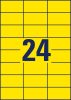 3451 Avery univerzális címke - sárga 70x37mm
