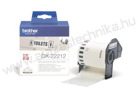 Brother DK-22212 PVC film 62mmx15,24m / fehér