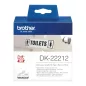 Brother DK-22212 folyamatos 62mmx15,24m FEHÉR műanyag