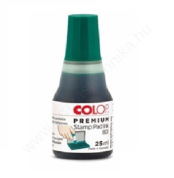 Bélyegzőfesték Colop 801 - 25 ml zöld