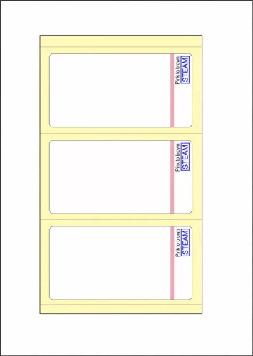 70x35mm STEAM indikátor címke (490db/tek)