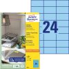 3449 Avery univerzális címke - kék 70x37mm