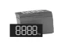Digitális etikett 50x18 mm FEKETE alap (300db/cs)