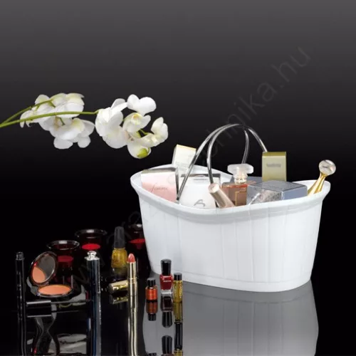 Elite - elegáns kézi bevásárló kosár 12l - fehér