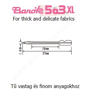 Póttű Banók 503-XL (3db/cs)