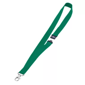   Nyakpánt 20mm - zöld (8137-05) FÉM karabiner - biztonsági kioldás (10db)