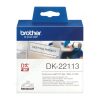 Brother DK-22113 folyamatos címke 62mmx15,24m ÁTLÁTSZÓ műanyag