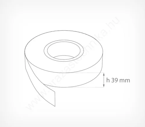 Háttércsík PVC 39mmx100 méter - ZÖLD