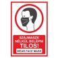 MASZK matrica A5 (UV álló kültéri festék) piros