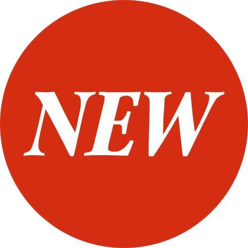 15mm körcímke NEW felirat (1500db/tek)