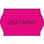 26x16mm MAGENTA ORIGINAL árazócímke