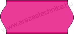 26x12mm ORIGINAL - FLUO pink árazószalag (1400db/tek)