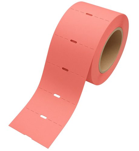 Polccímke 50x30 mm THERMO - piros
