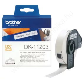 Brother DK-11203 öntapadó címke 17x87mm
