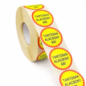 35mm FLASH - TARTÓSAN ALACSONY ÁR! - címke  (1.500db/tek)