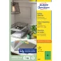 3458 Avery univerzális címke - zöld 105x148mm