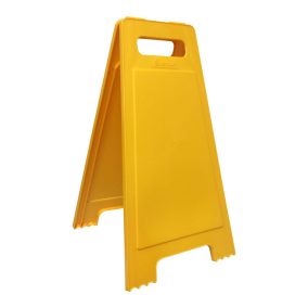 Műanyag FIGYELMEZTETŐ tábla - SÁRGA