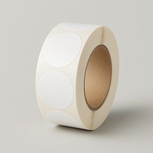 20mm körcímke - FEHÉR (1.000db/tek)
