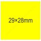 29x28mm fluo citrom Original árazócímke