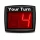 Ügyfélhívóhoz kijelző LCD display - Turn System