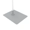Információs állvány A4 ÁTLÁTSZÓ keret+PVC (35-55cm ezüst szár)