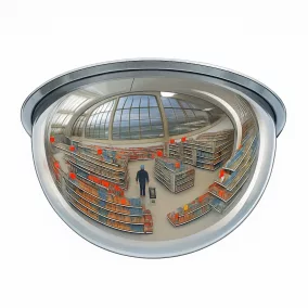 Félgömb 360° bolti megfigyelő tükör 60cm