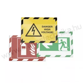 Duraframe Security A4 - sárga-fekete (4944-130) infokeret
