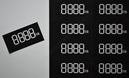 Digitális  öntapadós etikett 48×25mm ( 44 db/ív) FEKETE 