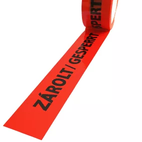 Csomagzáró szalag 50mm x 66fm  ZÁROLT-GESPERRT