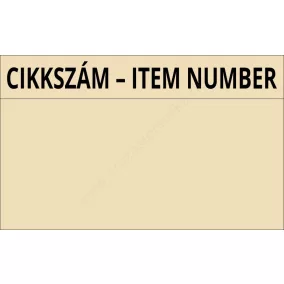 26x16mm natúr Cikkszám-Item Original árazócímke