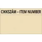 26x16mm natúr Cikkszám-Item Original árazócímke