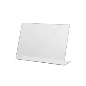A6 fekvő laptok  - döntött asztali plexi (2mm plexi)