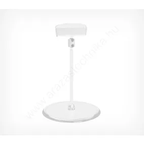 Talpas KEREK akril kartontartó Clip50 (10cm szár)