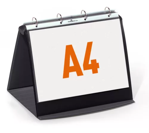 DURASTAR® ASZTALI FLIPCHART A4 fekvő (8567-39) fekete