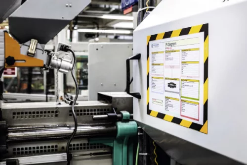 Duraframe MAGNETIC SECURITY A4 - (4945-130) infokeret fémre