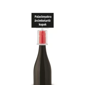 Palacknyakra árcímketartó kupak