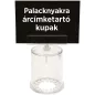Palacknyakra árcímketartó kupak