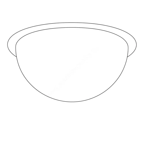 Félgömb 360° bolti megfigyelő tükör 80cm