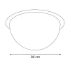 Félgömb 360° bolti megfigyelő tükör 80cm