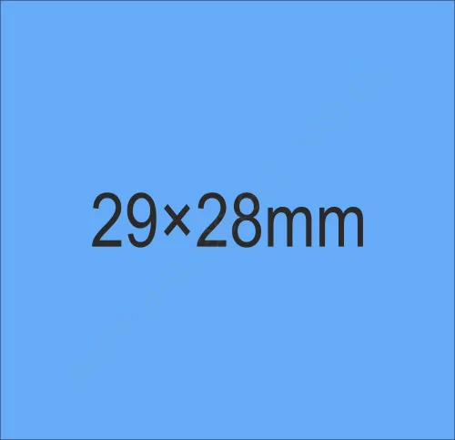29x28mm KÉK Original árazócímke