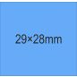 29x28mm KÉK Original árazócímke